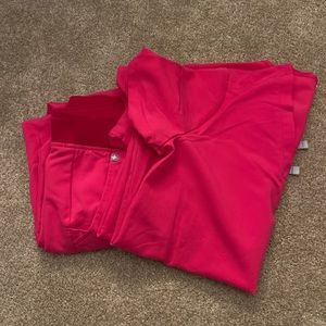 Shocking Pink Fig Scrubs